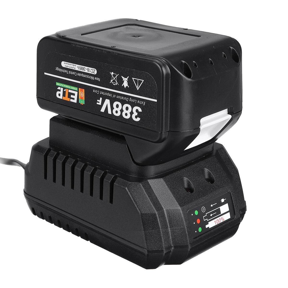 Drillpro 3000mAh 18V Lithium Battery Li-ion Battery Replacement with Charger for Electric Wrench Tools