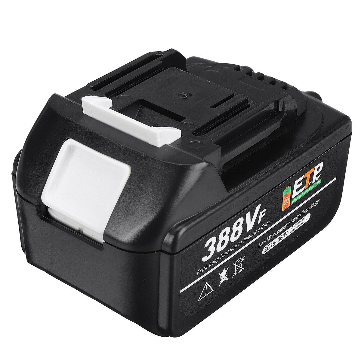 Drillpro 3000mAh 18V Lithium Battery Li-ion Battery Replacement with Charger for Electric Wrench Tools