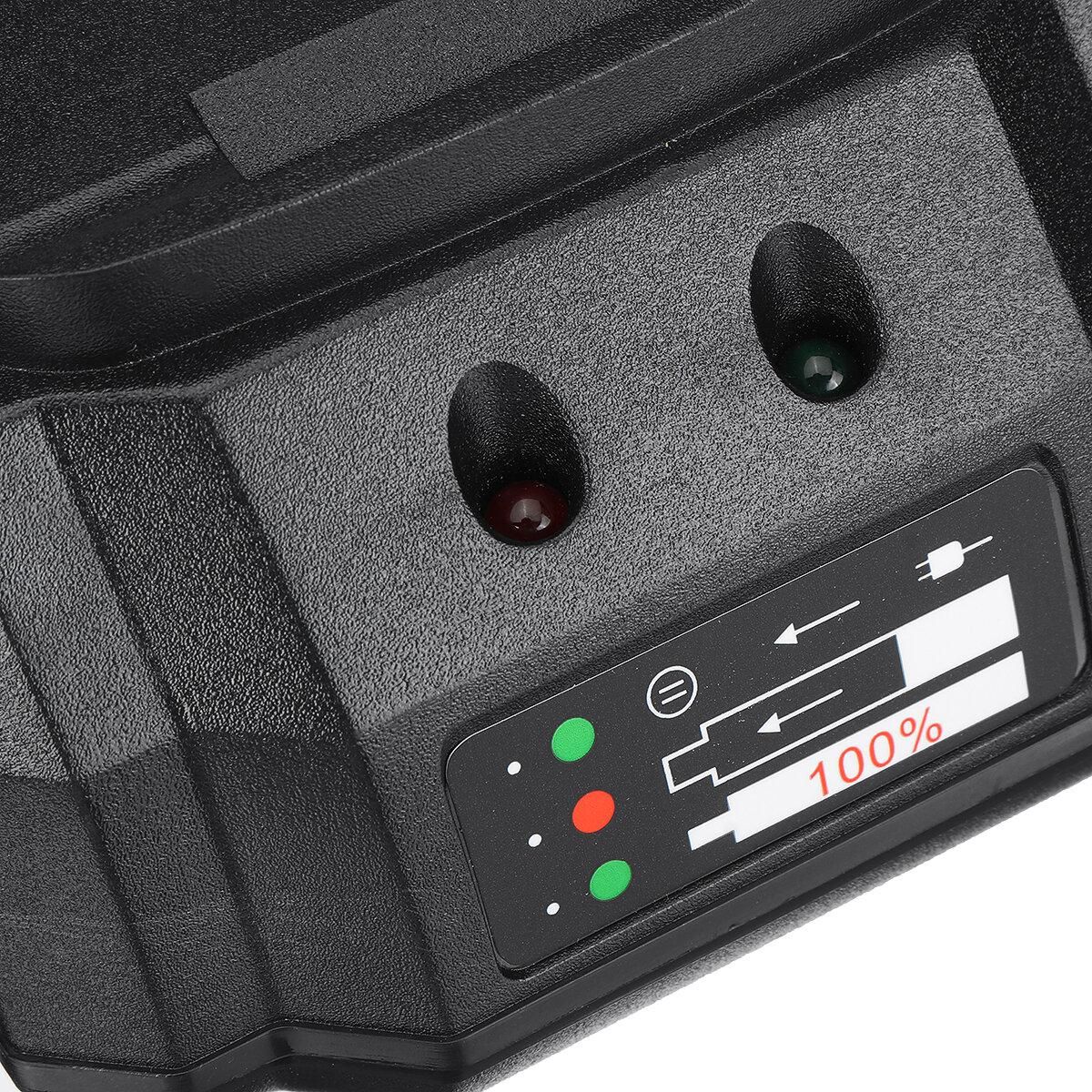 Drillpro 3000mAh 18V Lithium Battery Li-ion Battery Replacement with Charger for Electric Wrench Tools