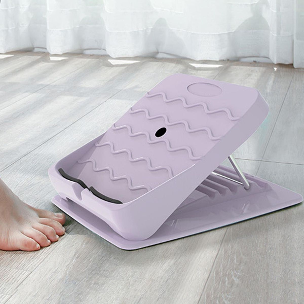 Inclined Pedal Fitness Ankle Foot Incline Board Purple