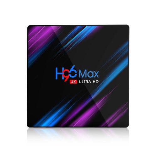 H96 Max-3318 4K Ultra HD Android TV Box With Remote Controller, Android 9.0, RK3318 Quad-Core 64bit Cortex-A53, WiFi 2.4G/5G, Bluetooth 4.0, EMMC 32G FLASH, 4GB SDRAM