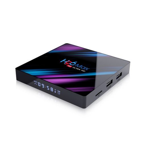 H96 Max-3318 4K Ultra HD Android TV Box With Remote Controller, Android 9.0, RK3318 Quad-Core 64bit Cortex-A53, WiFi 2.4G/5G, Bluetooth 4.0, EMMC 32G FLASH, 4GB SDRAM