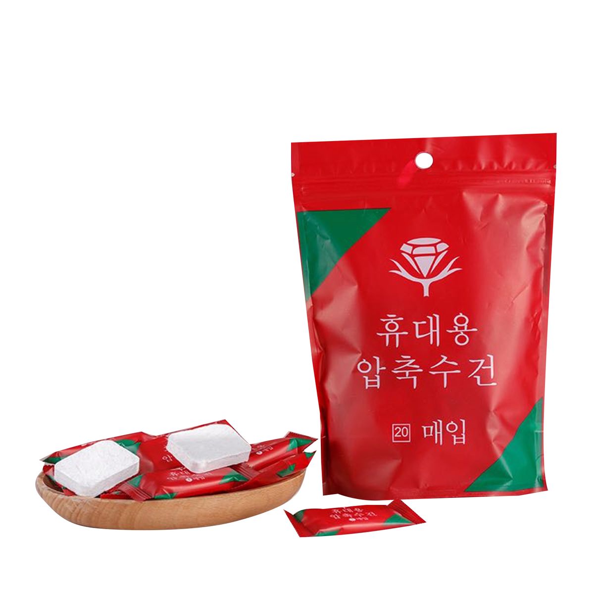 20PCS Disposable Compressed Face Towel Mini Portable