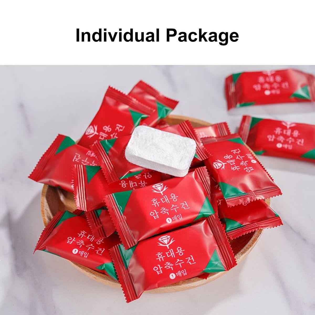 20PCS Disposable Compressed Face Towel Mini Portable