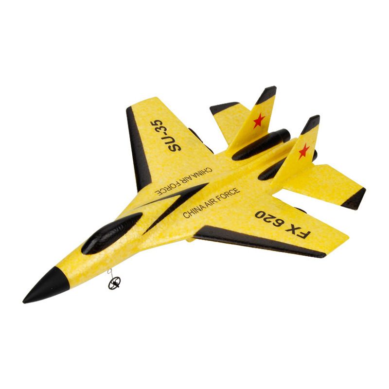 FX-620 SU-35 RC Remote Control Airplane 2.4G Remote Control Fighter Hobby Plane Glider Airplane EPP Foam LED RC Plane Kids Toys