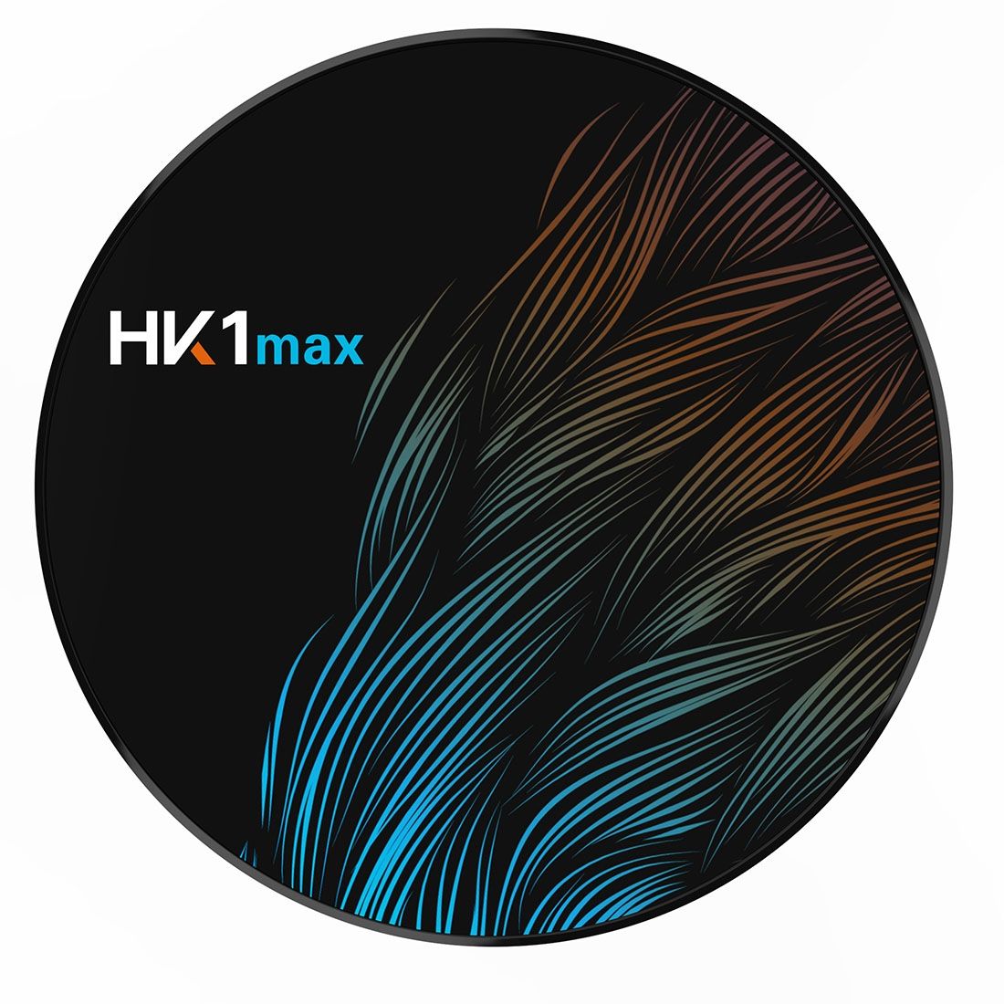 HK1max 4K UHD Smart TV Box With Remote Controller, Android 9.0 RK3328 Quad-Core 64bit Cortex-A53, 4GB+64GB, Support Dual Band WiFi & AV & HDMI & RJ45 & TF Card (Black)