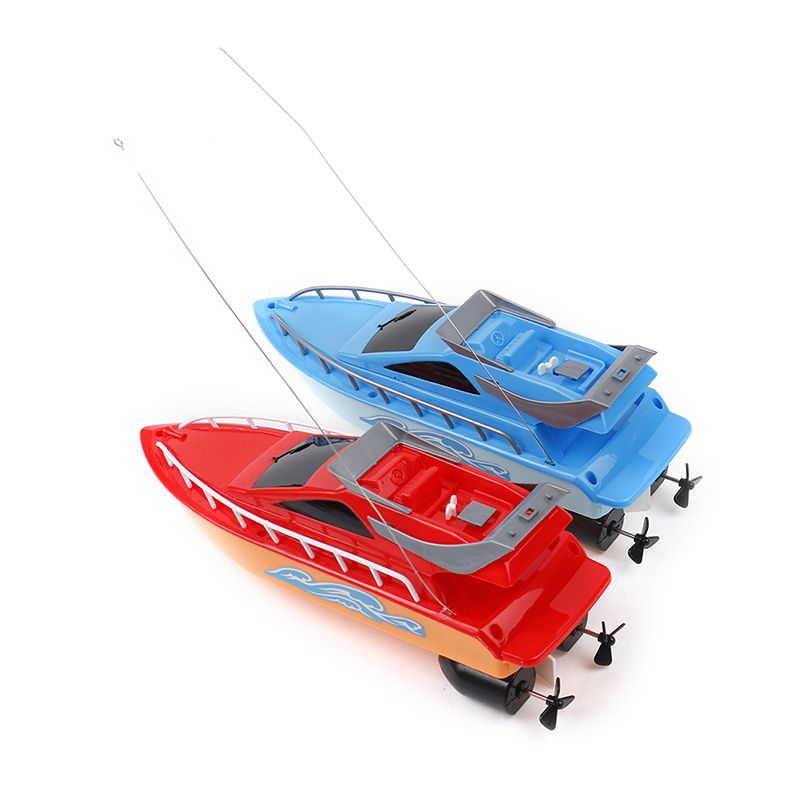 2 Colors RC Boat Kids Toy Remote Control Ship Electric Boats Toys For Children Gifts