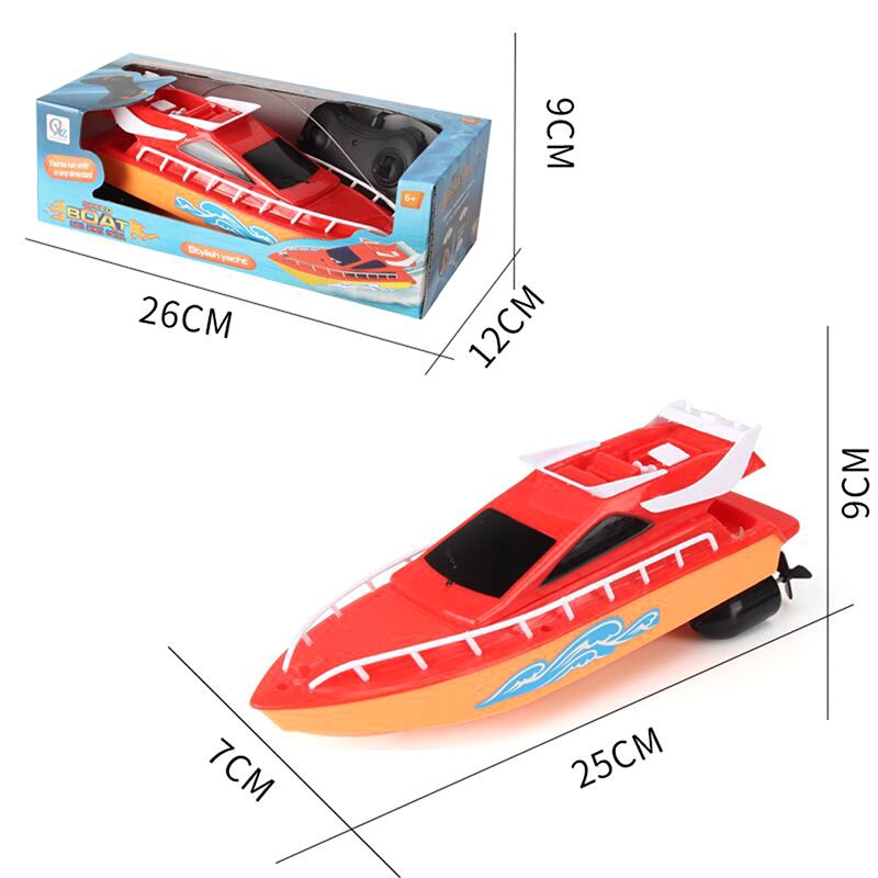 2 Colors RC Boat Kids Toy Remote Control Ship Electric Boats Toys For Children Gifts