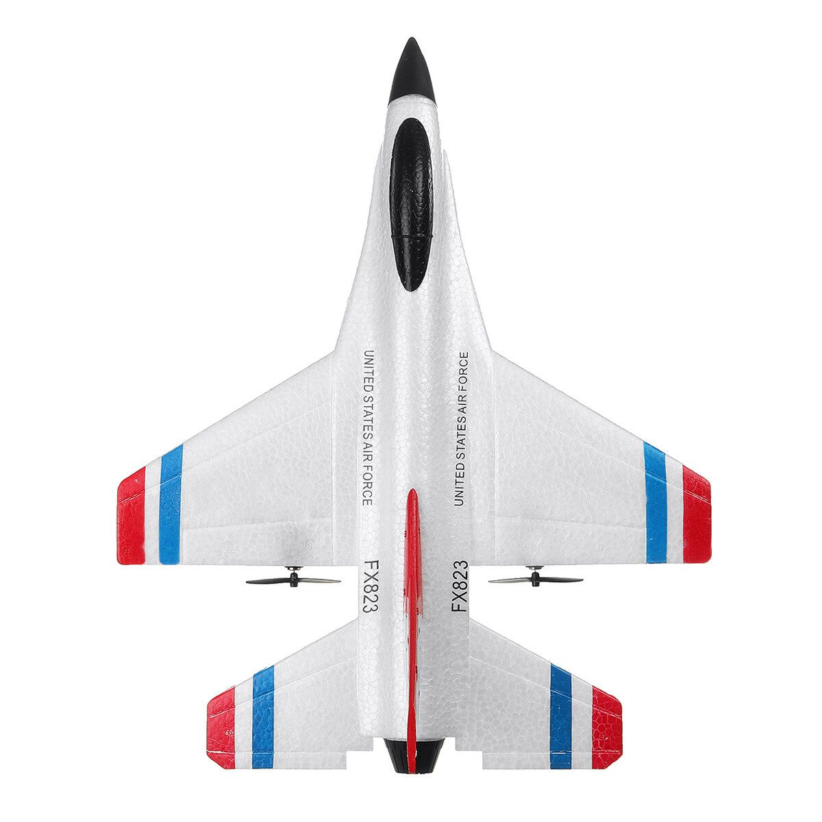 （2.4G RC Remote Control）Foam Airplane Plane Kids Flying Powered Plane Toy Plane Glider Jet Fighter Warcraft Model Indoor Outdoor Sports Toy For Kids Children Gifts White