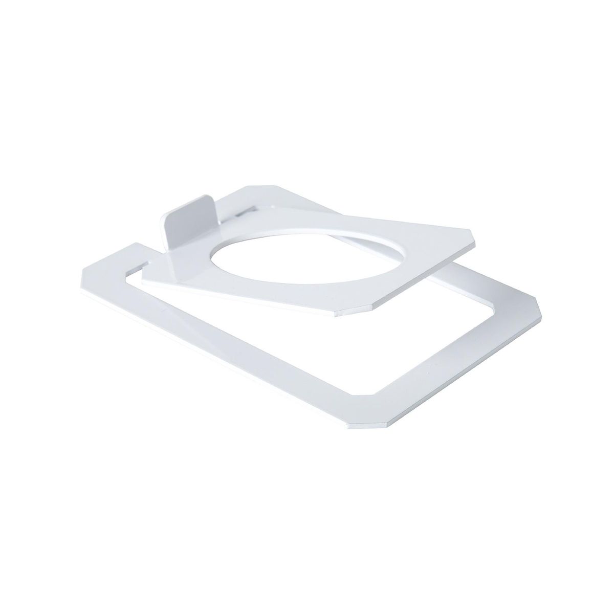 Desktop Speaker Stand Tilted Non Slip Studio Monitor White