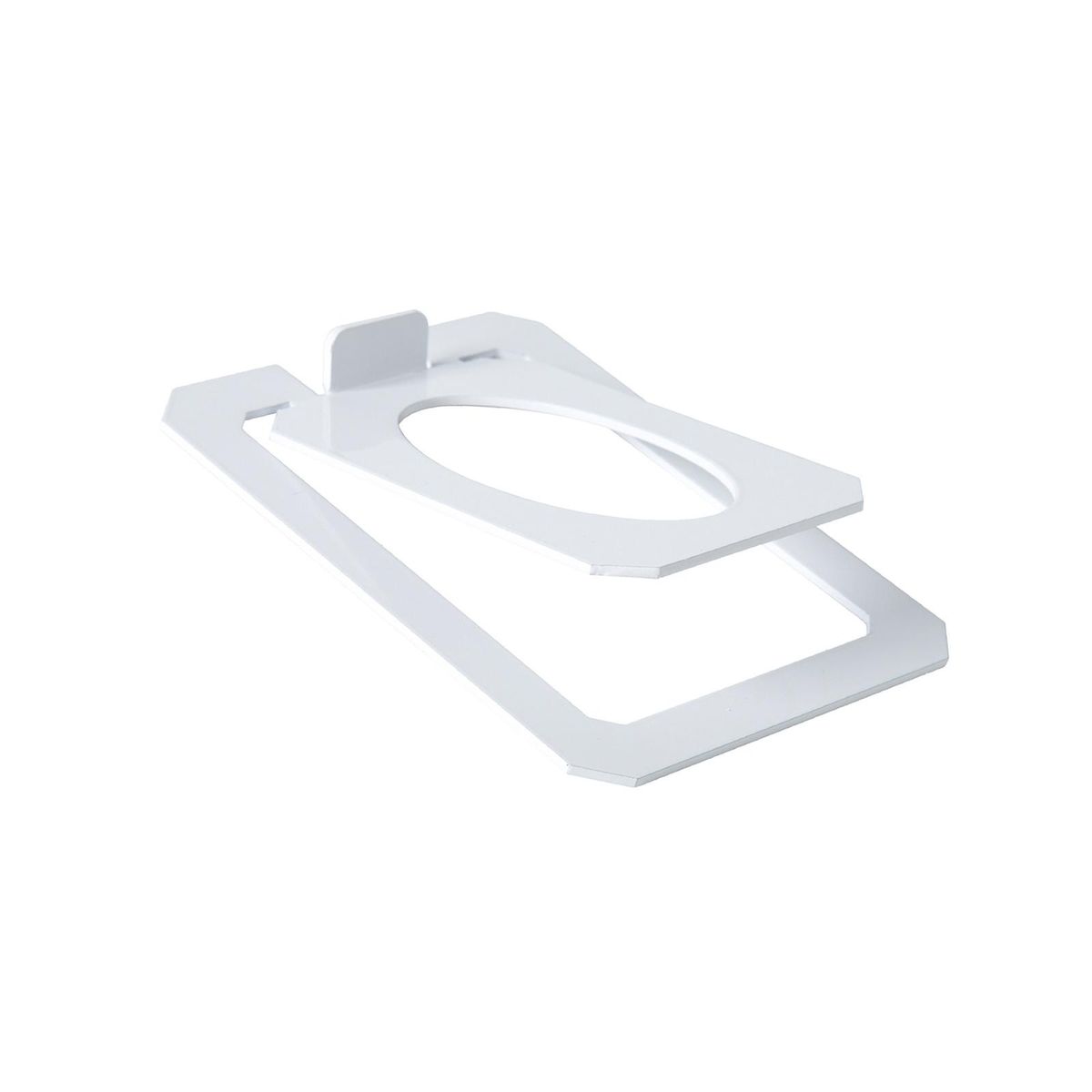 Desktop Speaker Stand Tilted Non Slip Studio Monitor White