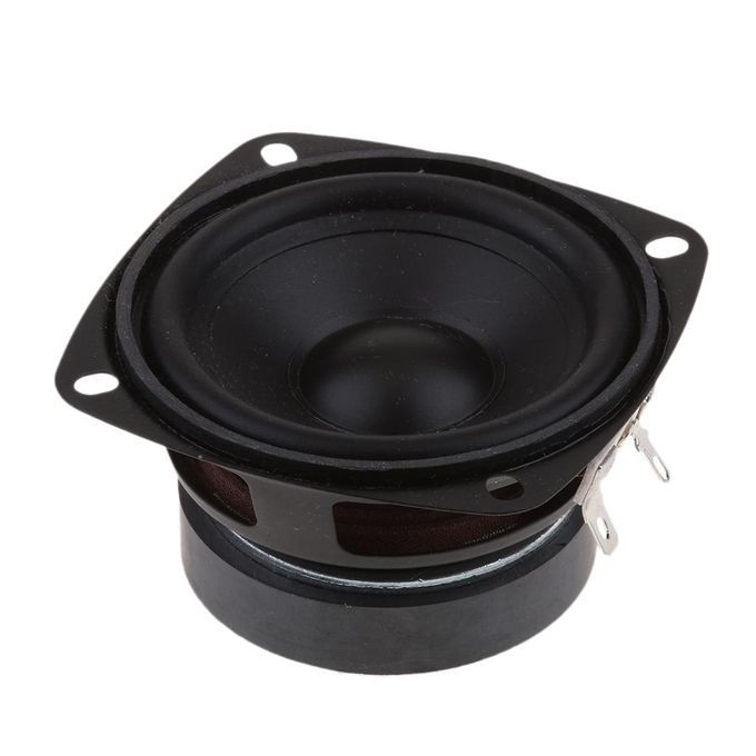 2 Pieces 3 Inch Audio Woofer Bass Speaker 20 Watt Square Speaker High