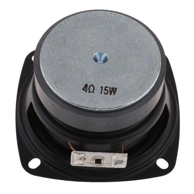 2 Pieces 3 Inch Audio Woofer Bass Speaker 20 Watt Square Speaker High