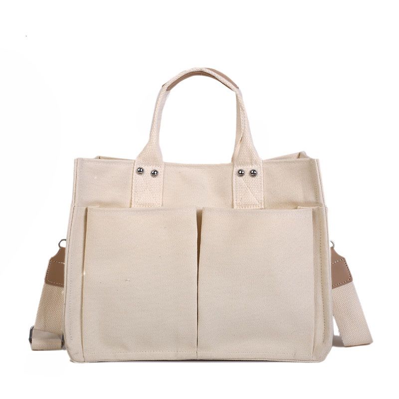 Canvas Bag Female Korean Ins Simple And Versatile