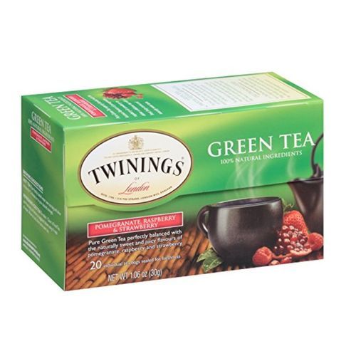 Green Tea W Pomegranate,Raspberry & Strawberry, 20Count