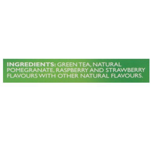 Green Tea W Pomegranate,Raspberry & Strawberry, 20Count
