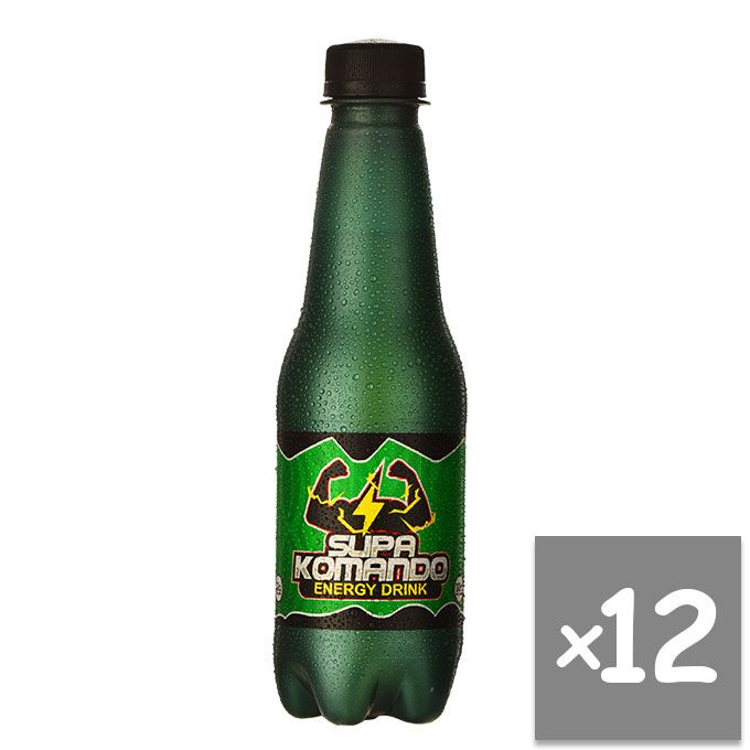 SUPA KOMANDO Energy Drink Pet 30cl x12
