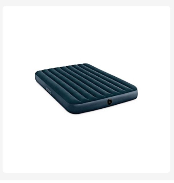 Inflatable 2-3 Person Classic Downy Airbed With Pump - ..