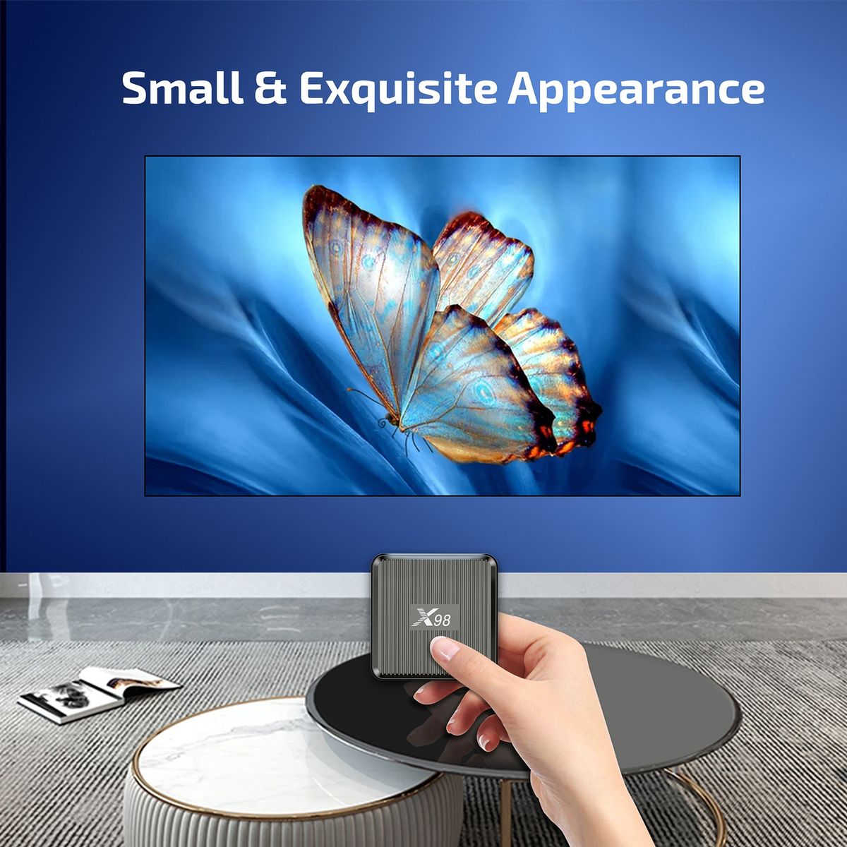 Smart TV-Box 5G Dual Frequency Amlogic S905W2 Quad Core WiFi TV Set Top Box 1