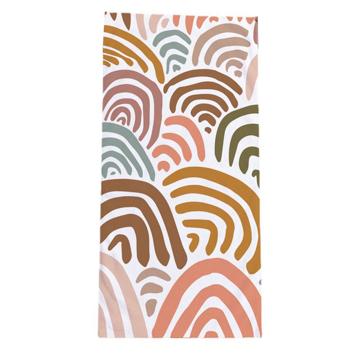 Shower Towel Soccer Print Beach Towel Blanket H