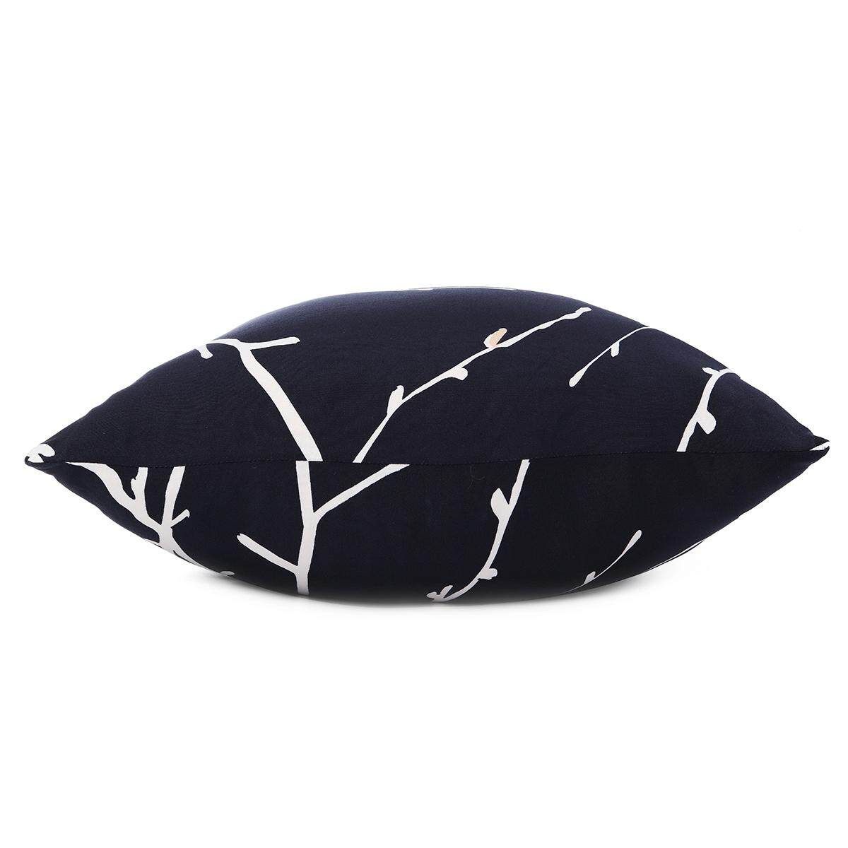 1/2/3/4 Seater White Branch Sofa Cover Chair Couch Protect Loveseat Slipcover Stretch Elastic Big Drawing Room 1 X Pillow Cover