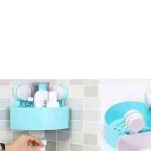 Powerful Suction Bathroom Hanging Storage Rack With Hook