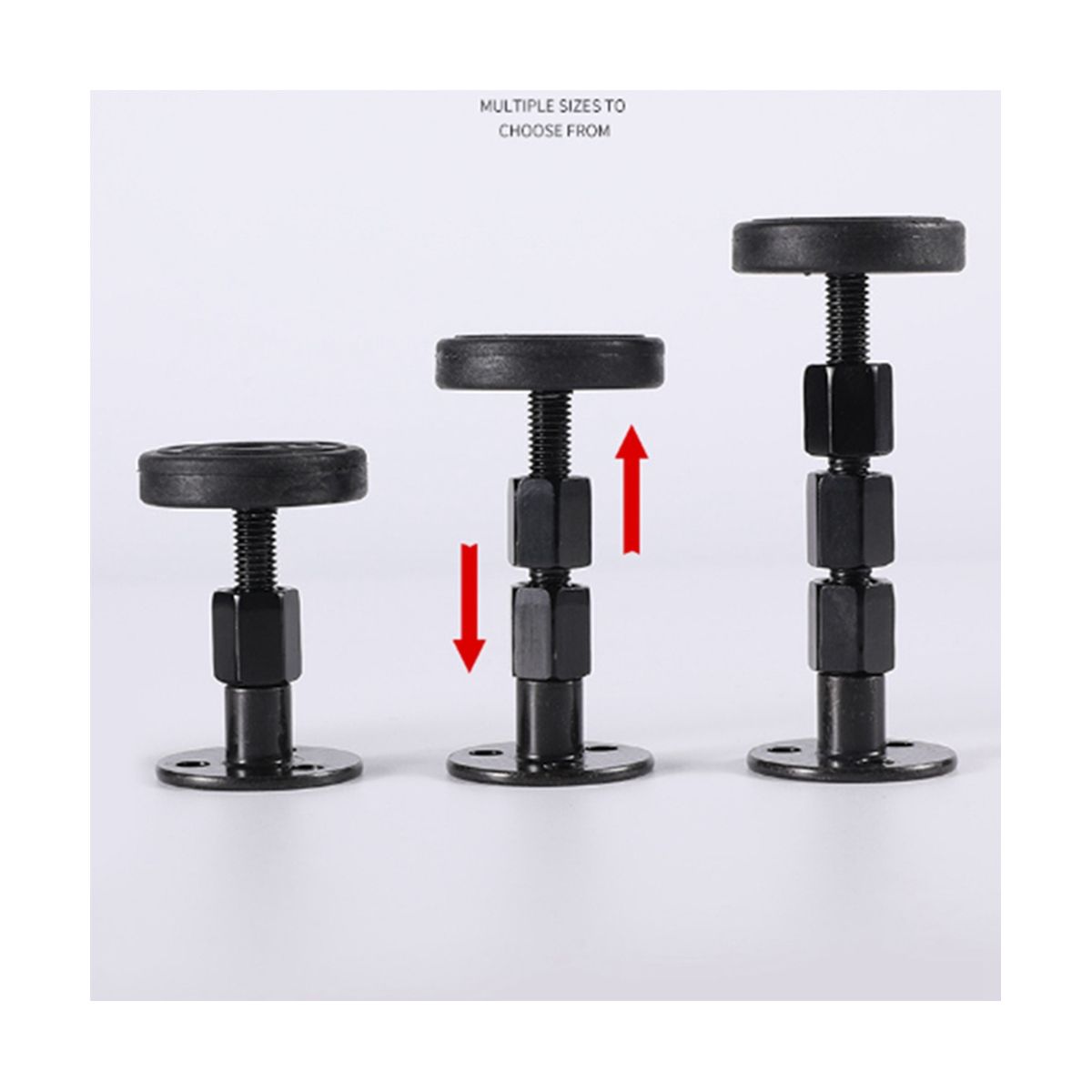 4PCS Headboard Stoppers, Adjustable Threaded Bed Frame