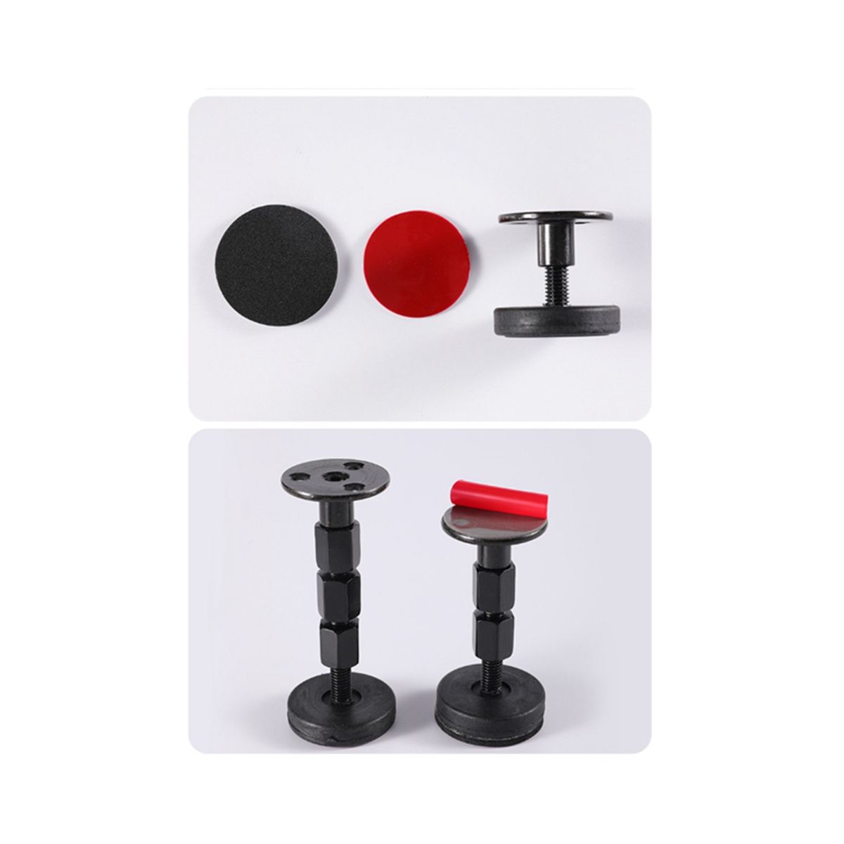 4PCS Headboard Stoppers, Adjustable Threaded Bed Frame