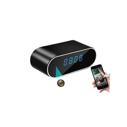 Hd Mini Wifi Camera Digital Clock