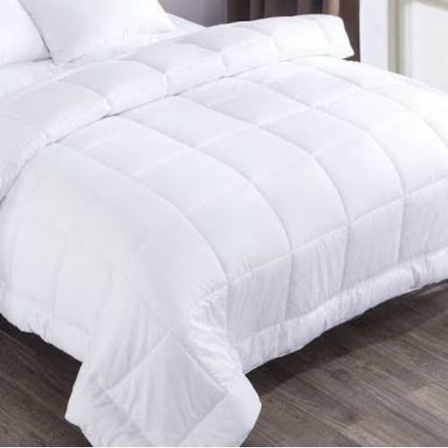 Cotton Duvet,bedsheet With 4 Pillow Cases - White