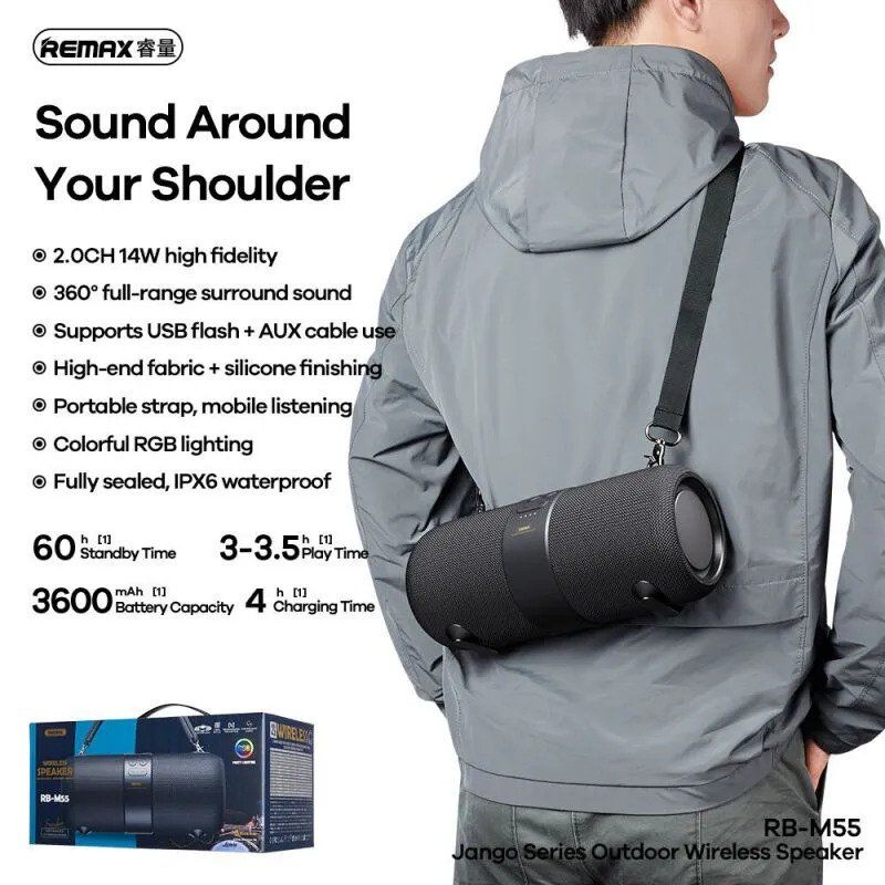 Rb-m55 Wireless Bluetooth Speaker Outdoor