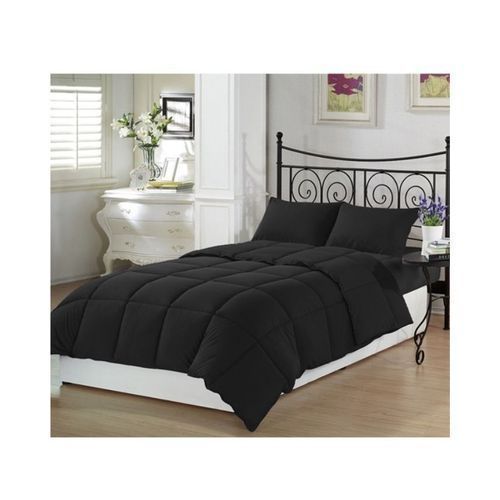 Plain Black Duvet, Bed Spread & Pillowcases