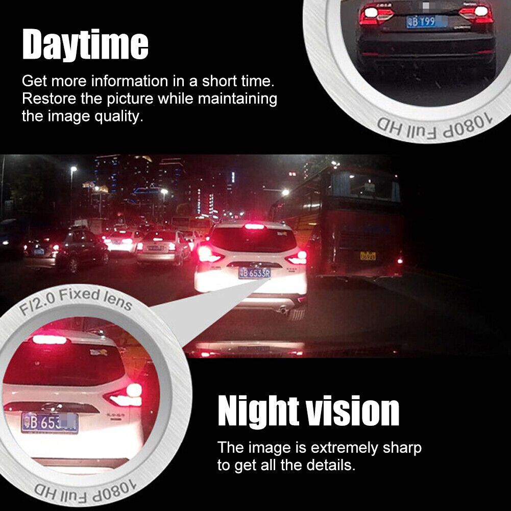 Car DVR Touch Screen Three-lens Driving Recorder HD 1080P