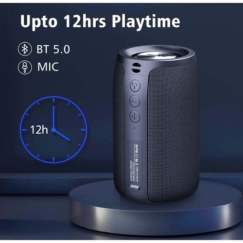 Zealot Waterproof S32 Outdoor Bluetooth Speaker - Black