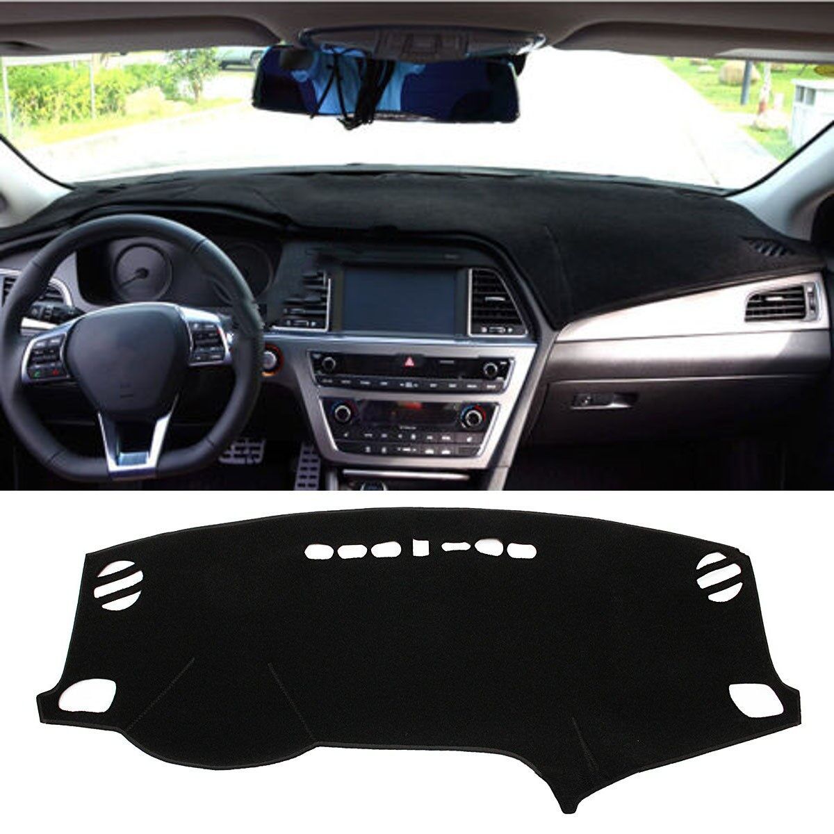 Inner Dashboard Dash Mat DashMat Sun Cover Pad For Hyundai Sonata 2015 2016 2017