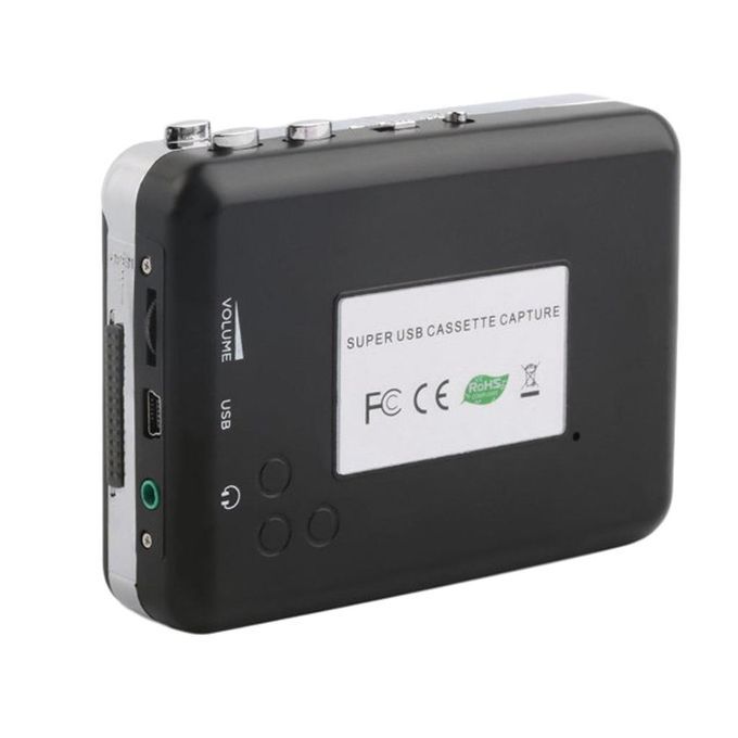 Portable USB2.0 Audio Cassette Tape Converter To MP3 CD Music Player