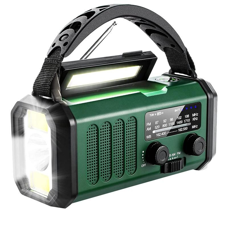 Solar Emergency Hand Crank Radio AM NOAA Weather
