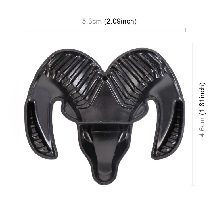 Bull Pattern Car Metal Body Decorative Sticker, Size : S