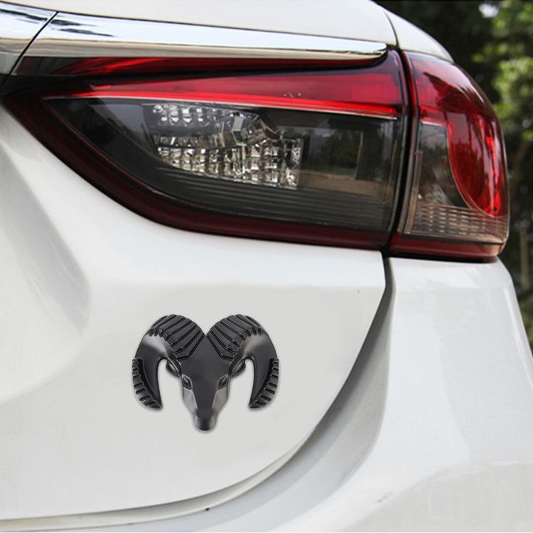 Bull Pattern Car Metal Body Decorative Sticker, Size : S