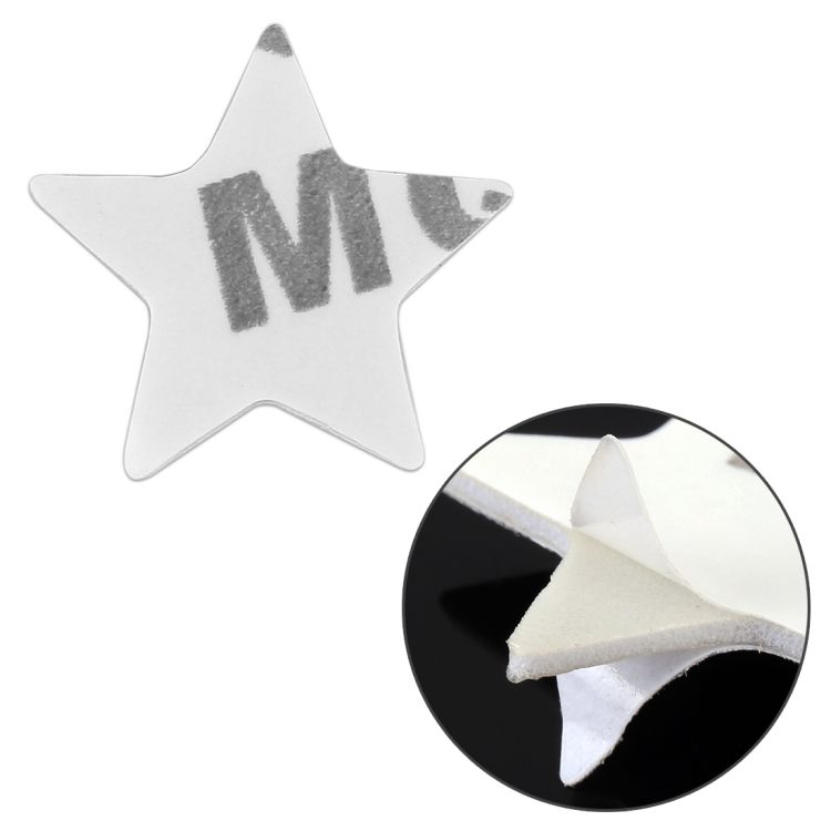 Star Pattern Car Metal Body Decorative Sticker