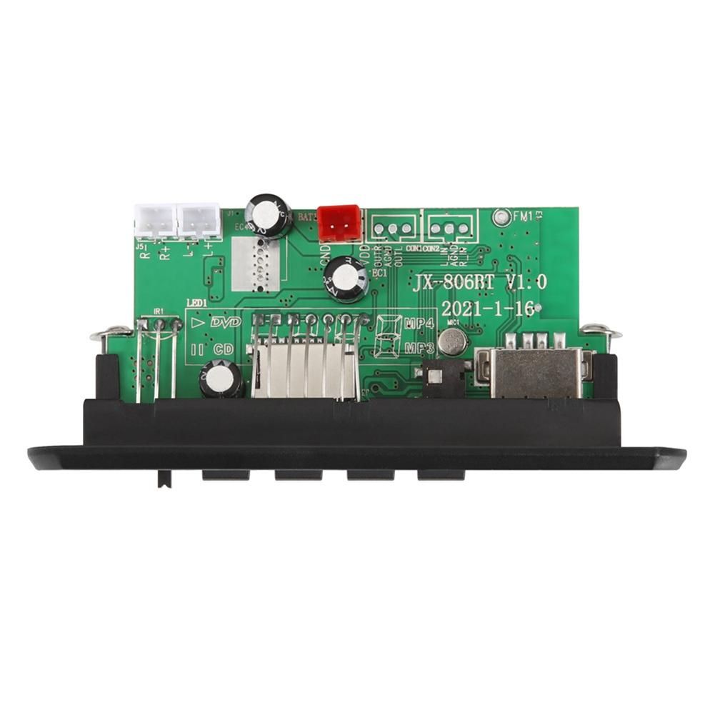 2X25W 50W Amplifier MP3 Player Decoder Board 5V-12V Bluetooth 50 Car FM Radio Module Support TF USB AUX Player Decoder