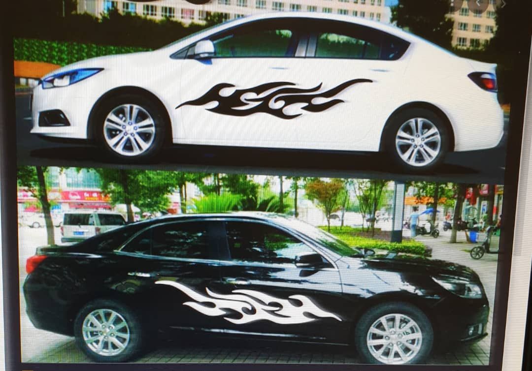 2 Sides Universal Car Body Sticker Decal