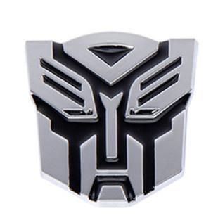 Car Styling 3D Decoration Stickers Cool Autobots Logo Transformers Badge Emblem Tail Decal Motorcycle  Car Accessories