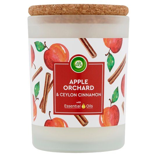 Essential Oils  Apple Orchard & Ceylon Cinnamon Candle 185g