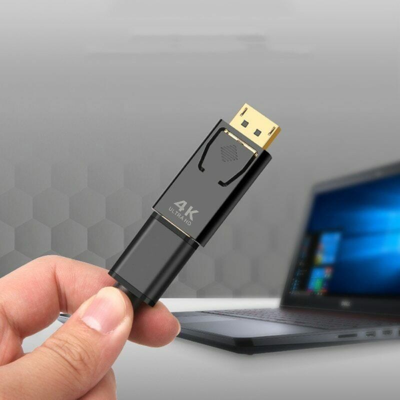 4Kx2K Display Port DP Male To HDMI-compatible Female-Black
