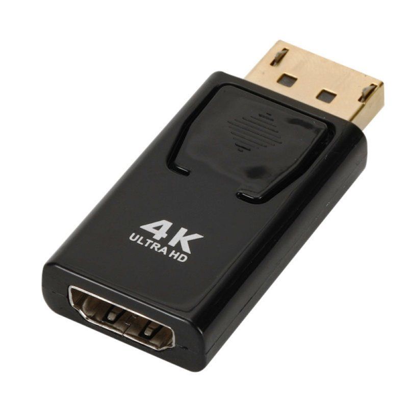 4Kx2K Display Port DP Male To HDMI-compatible Female-Black