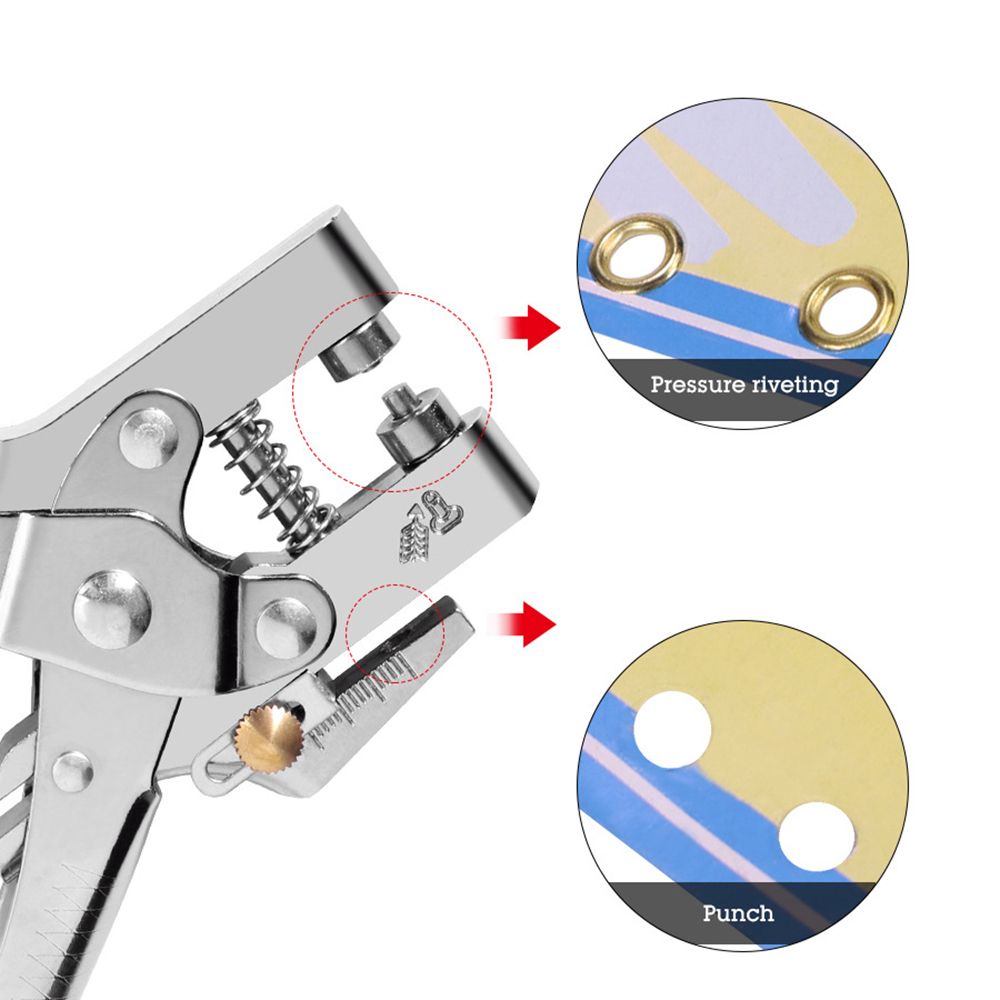 Eyelet Hole Punch Pliers Multi-function Hole Puncher With