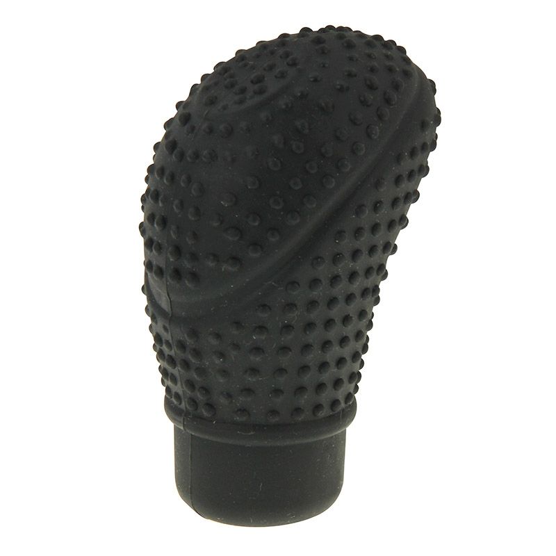 Universal Elasticity Nonslip Soft Silicone Car Gear Shift Knob Cover(Black)