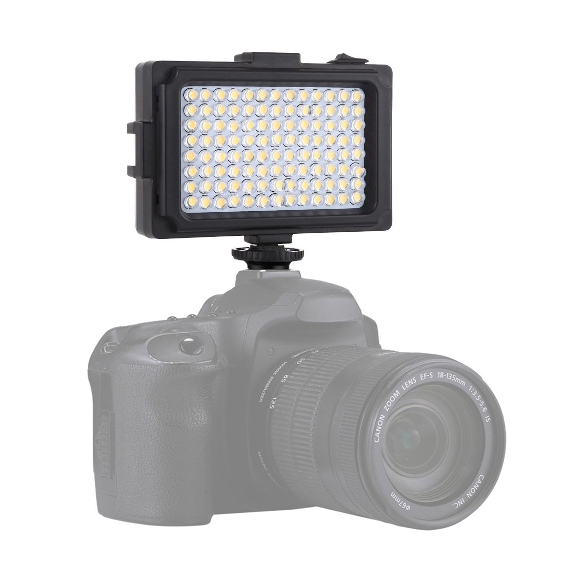 PULUZ Pocket 104 LED 1800LM Professional Vlogging Photography Video & Photo Studio Light With White And Orange Magnet Filters Light Panel For Canon, Nikon, DSLR Cameras