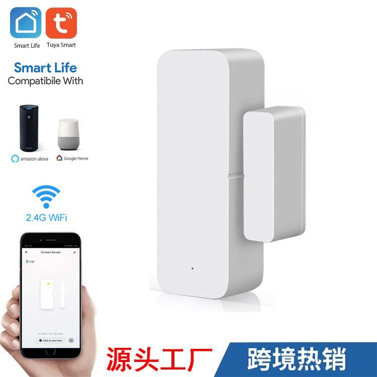 Tuya Tuya door magnetic smart home Tuya wifi door magnetic door and window alarm wifi door sensor wifi door sensor